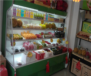 無錫水果展示柜案例-水岸果園水果店