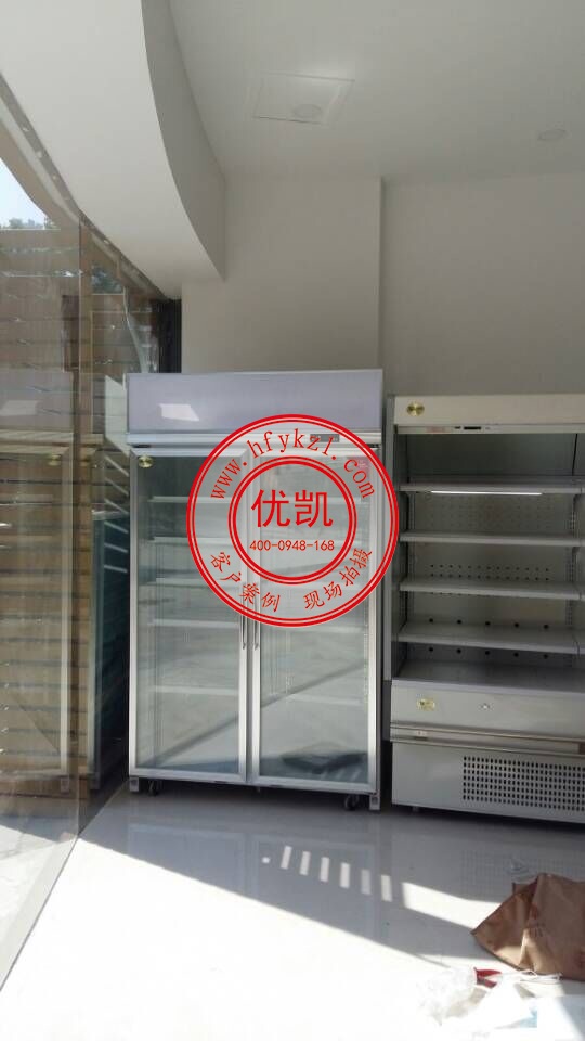 蕪湖水果風(fēng)幕柜案例