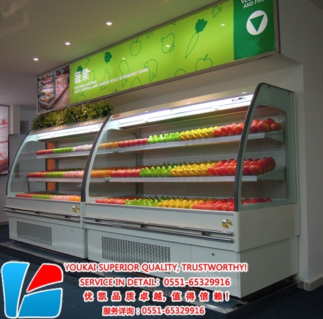 水果風幕柜現場照