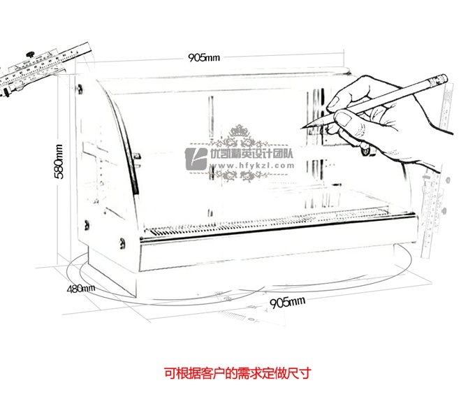 DT-B型臺式蛋撻柜